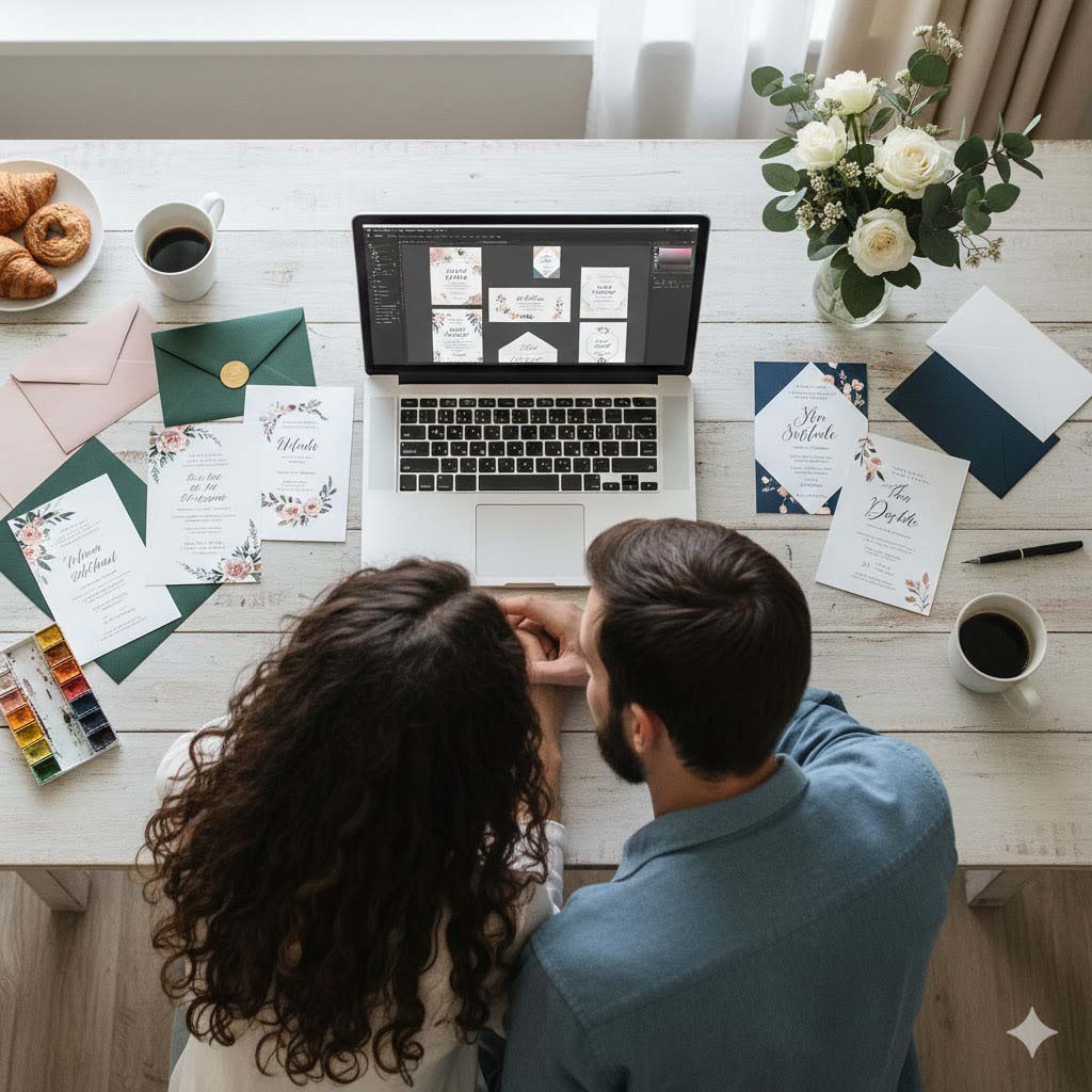 בחירת הזמנה לחתונה