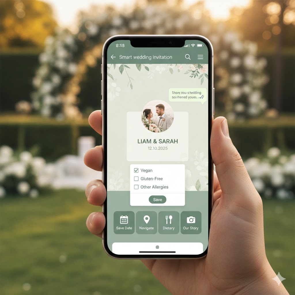 הזמנת חתונה עם חווית משתמש חכמה